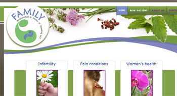 Acupuncture Webdesign website, brochure, identity