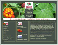 landscap company web site