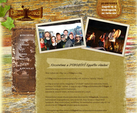 rock band website