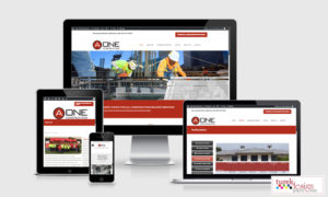 Roofing company website design