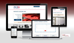 Industrial company website design - Hudson, MA