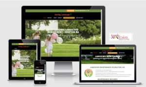 Landscape company web design, Grafton, MA