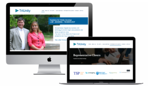 Legal website design - Triunity Law Group