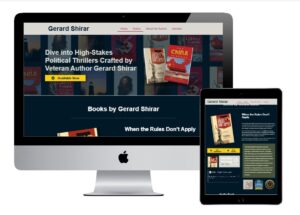 Author website development